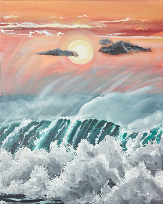 Stormy Abyss Original Canvas