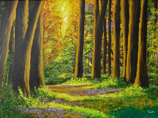 The Light of Autumn Original Canvas