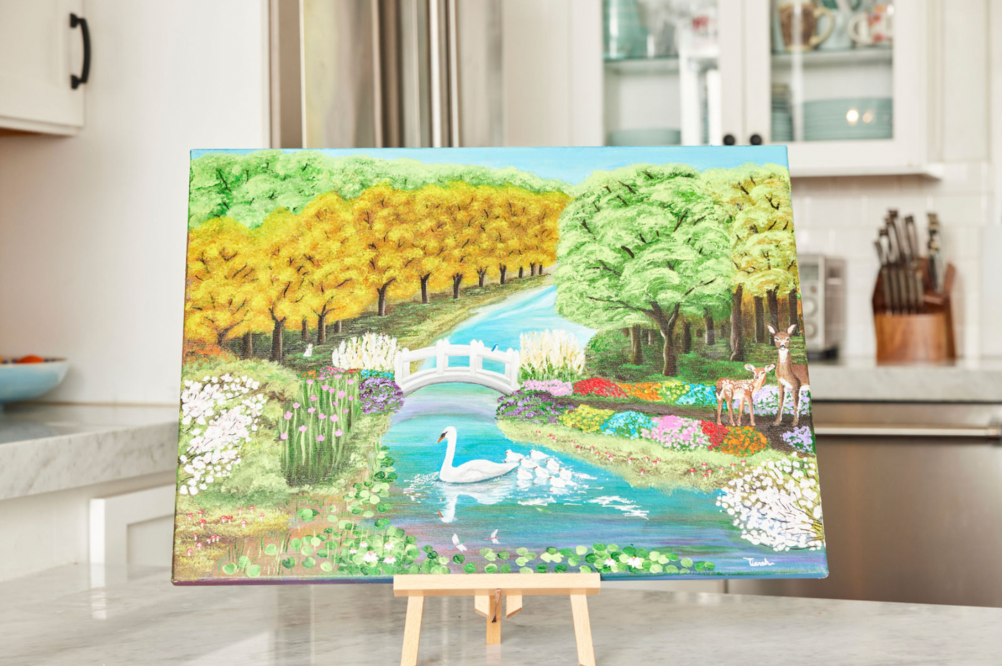 Celestial Gardens Original Canvas