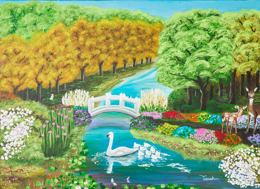 Celestial Gardens Original Canvas